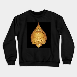 Spirits in Thai Artistry:  The Realm of Thai Art's Demons Crewneck Sweatshirt